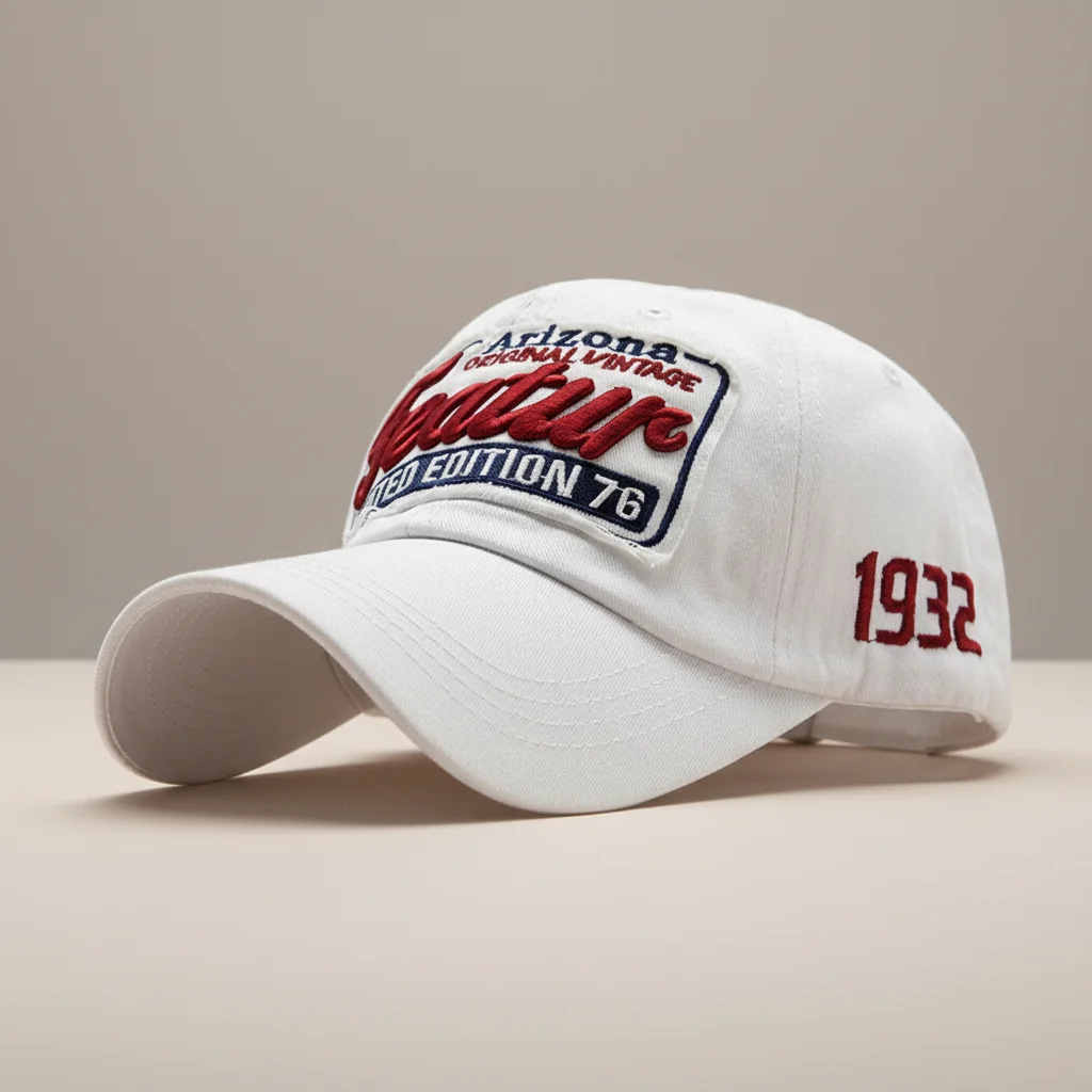 casquette vintage coton brodé look américain - Vue 9 - casquette vintage