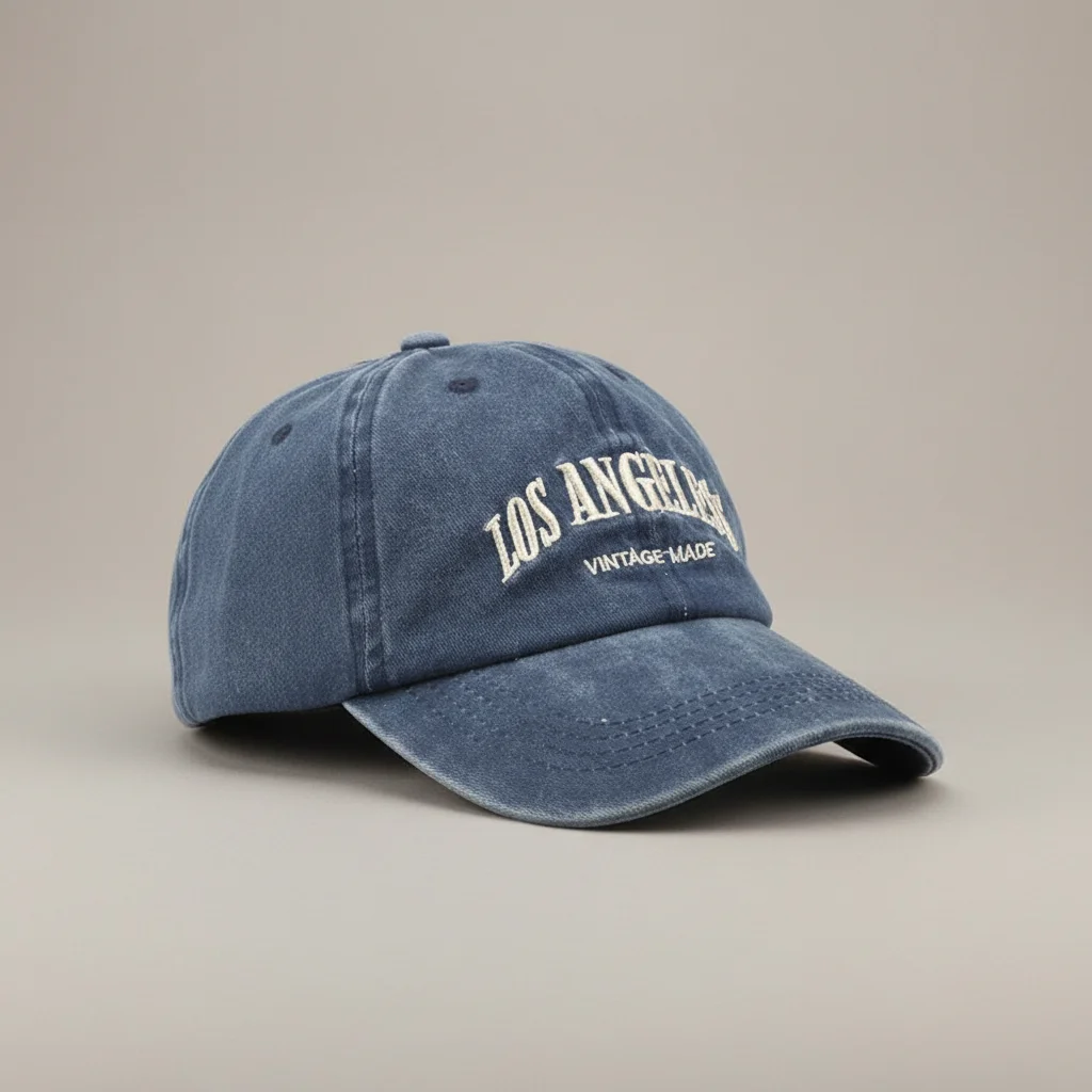 casquette vintage coton brodé los angeles - Vue 4 - casquette vintage