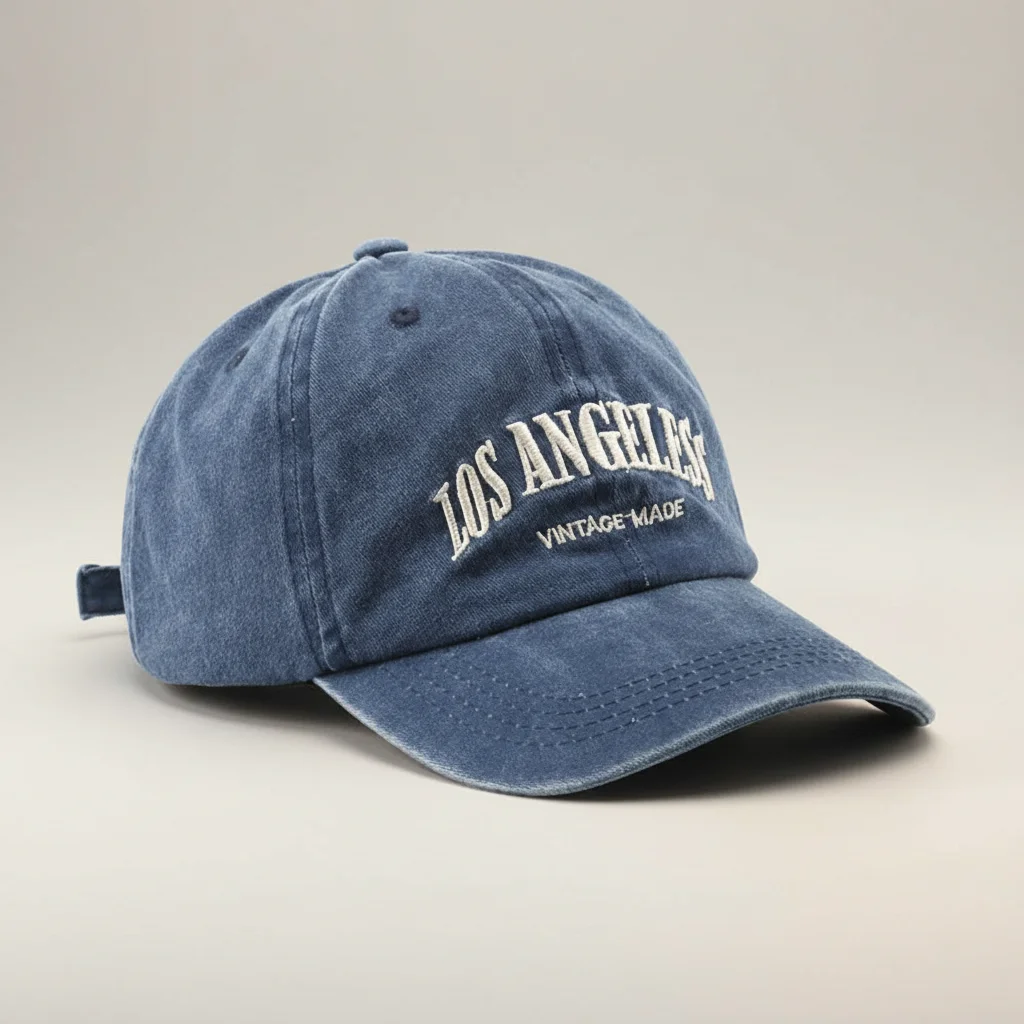 casquette vintage coton brodé los angeles - Vue 5 - casquette vintage