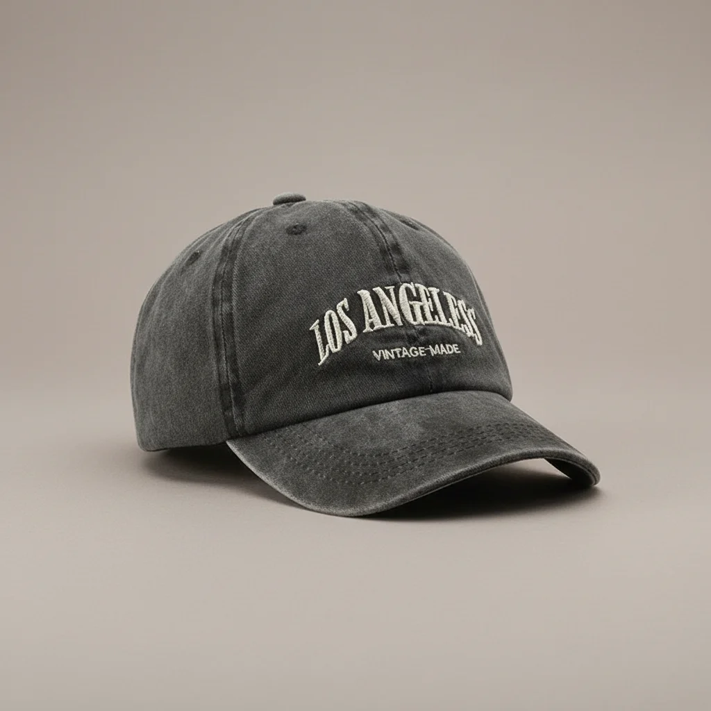 casquette vintage coton brodé los angeles - Vue 6 - casquette vintage