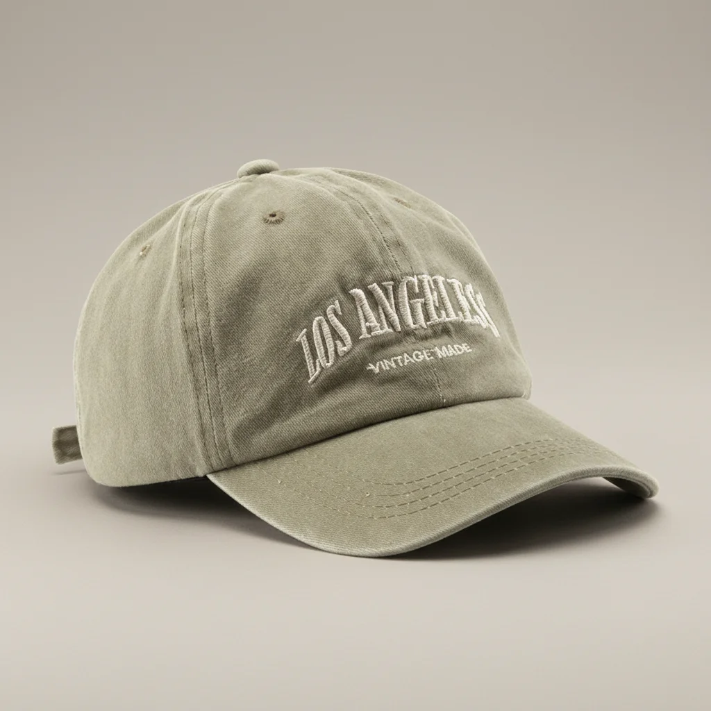 casquette vintage coton brodé los angeles - Vue 9 - casquette vintage