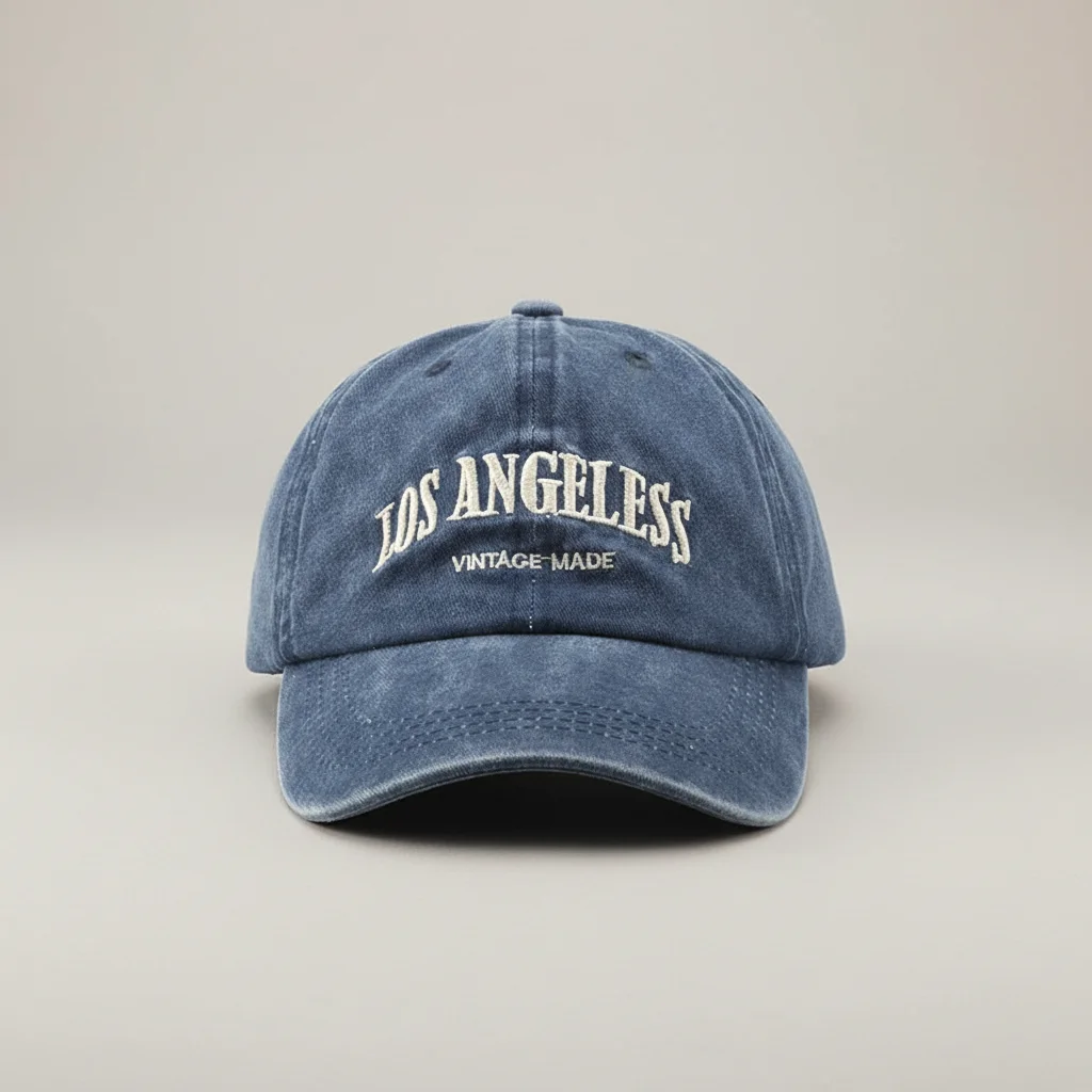 casquette vintage coton brodé los angeles unisexe - Vue 1 - casquette vintage