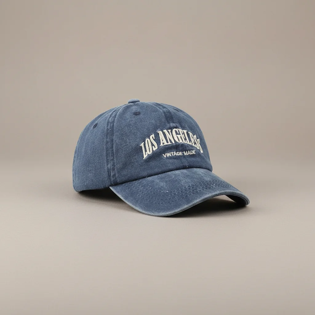 casquette vintage coton brodé los angeles unisexe - Vue 3 - casquette vintage