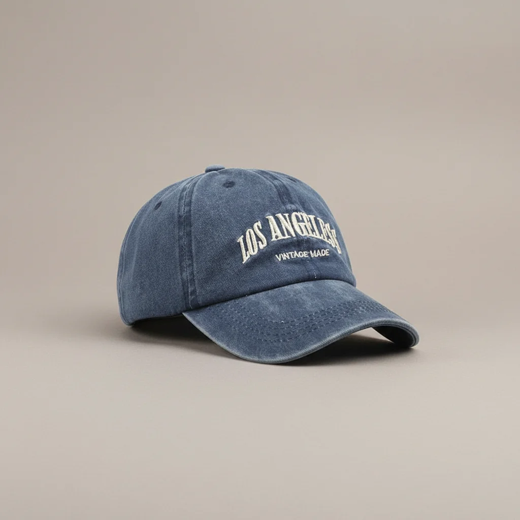 casquette vintage coton brodé los angeles unisexe - Vue 5 - casquette vintage