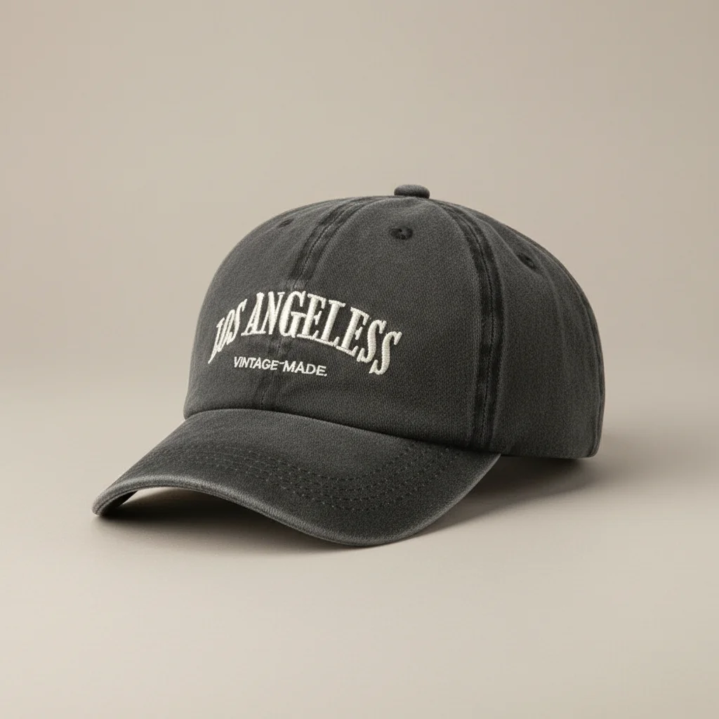 casquette vintage coton brodé los angeles unisexe - Vue 6 - casquette vintage