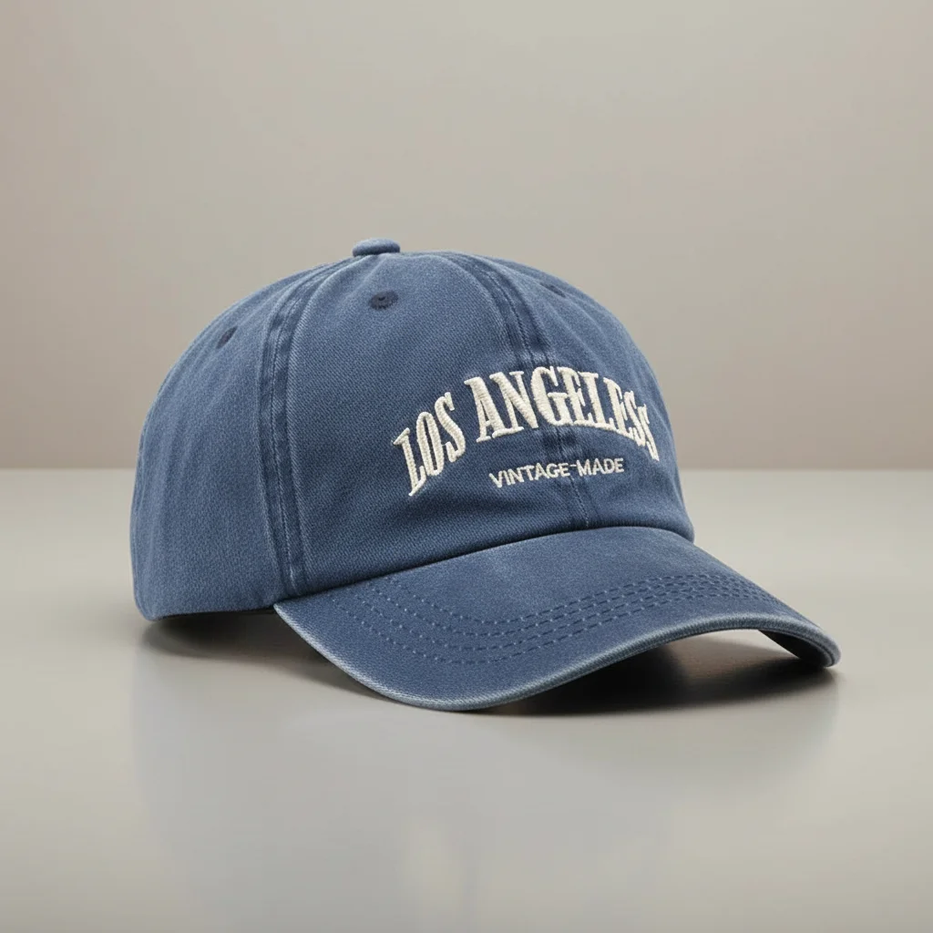 casquette vintage coton brodé los angeles unisexe - Vue 9 - casquette vintage