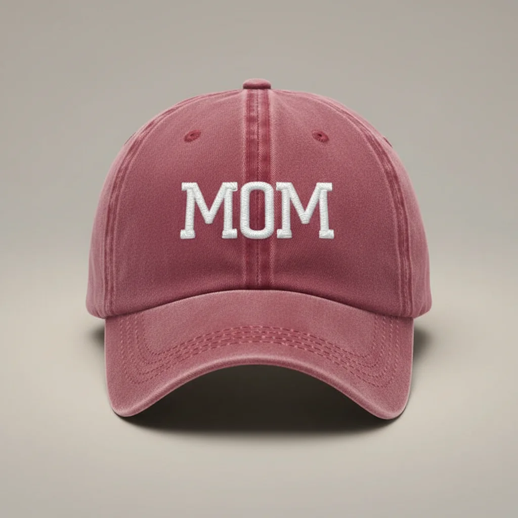 casquette vintage coton brodé message familial - Vue 1 - casquette vintage