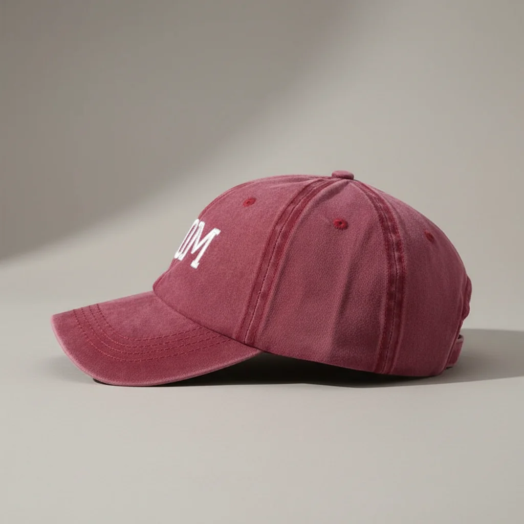 casquette vintage coton brodé message familial - Vue 2 - casquette vintage