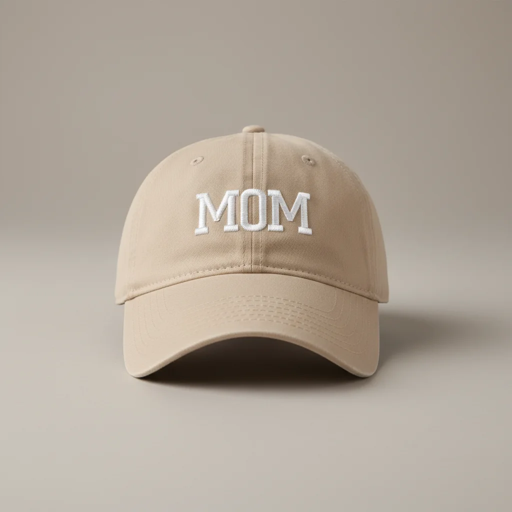 Casquette vintage coton brodé message féminin - Vue 1 - casquette vintage