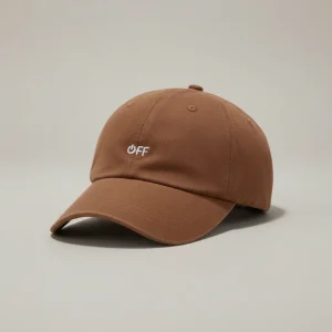 casquette vintage coton brodé minimaliste unisexe - Vue 1 - casquette vintage