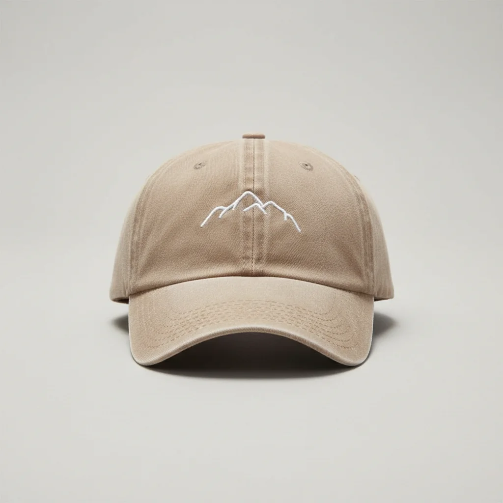 Casquette vintage coton brodé randonnée - Vue 10 - casquette vintage