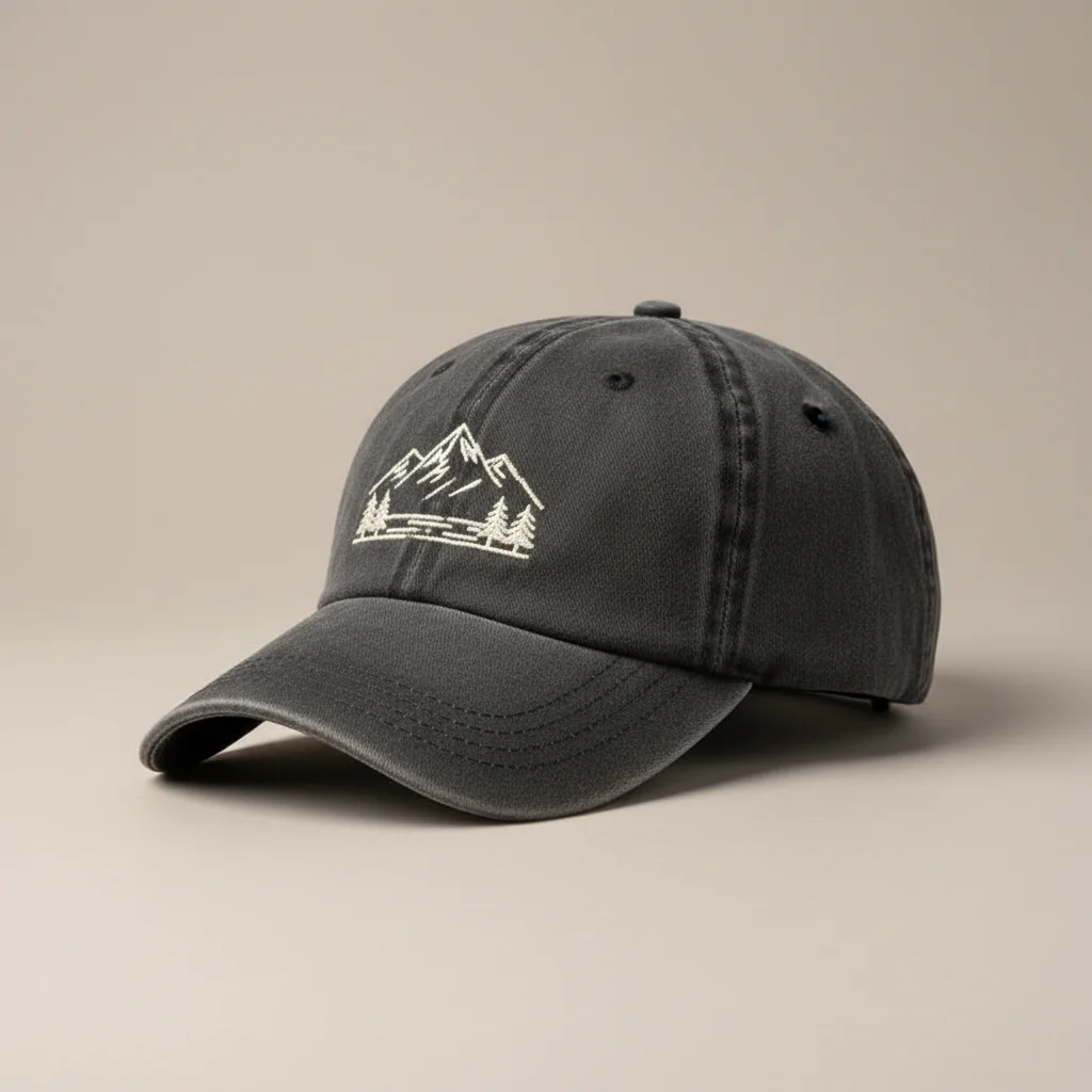 Casquette vintage coton brodé randonnée - Vue 15 - casquette vintage