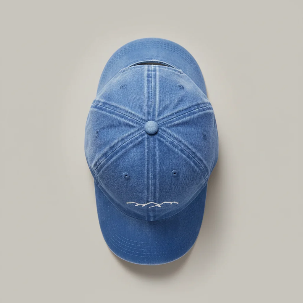 Casquette vintage coton brodé randonnée - Vue 3 - casquette vintage