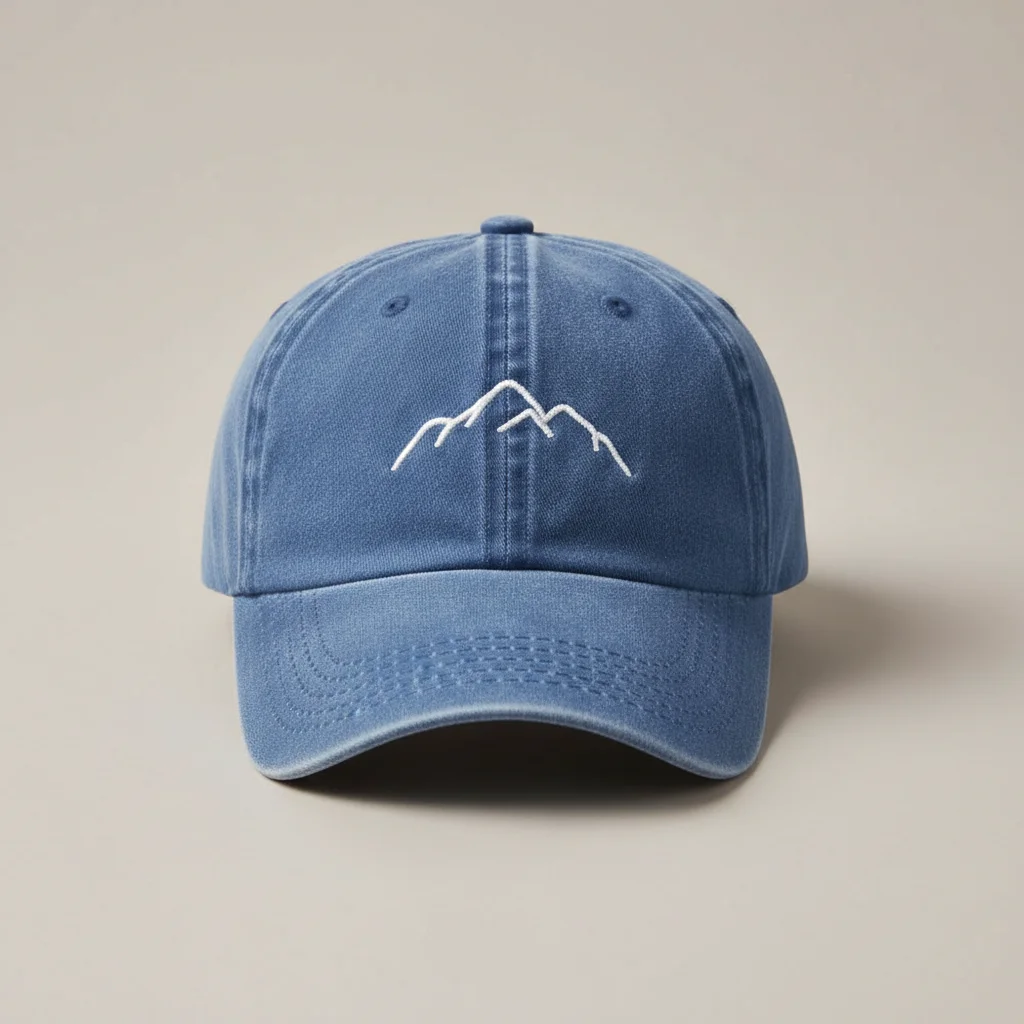 Casquette vintage coton brodé randonnée - Vue 5 - casquette vintage