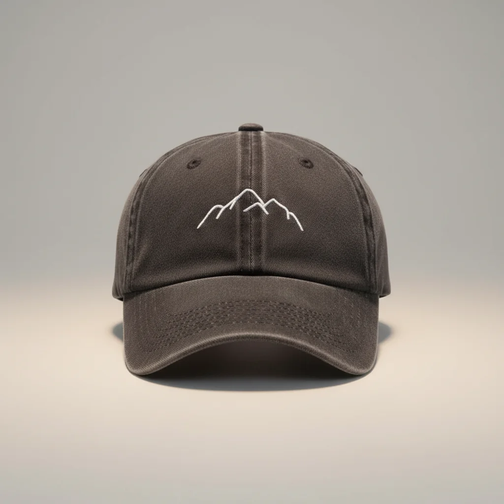 Casquette vintage coton brodé randonnée - Vue 8 - casquette vintage