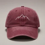 casquette vintage coton brodé randonnée aventure - Vue 1 - casquette vintage