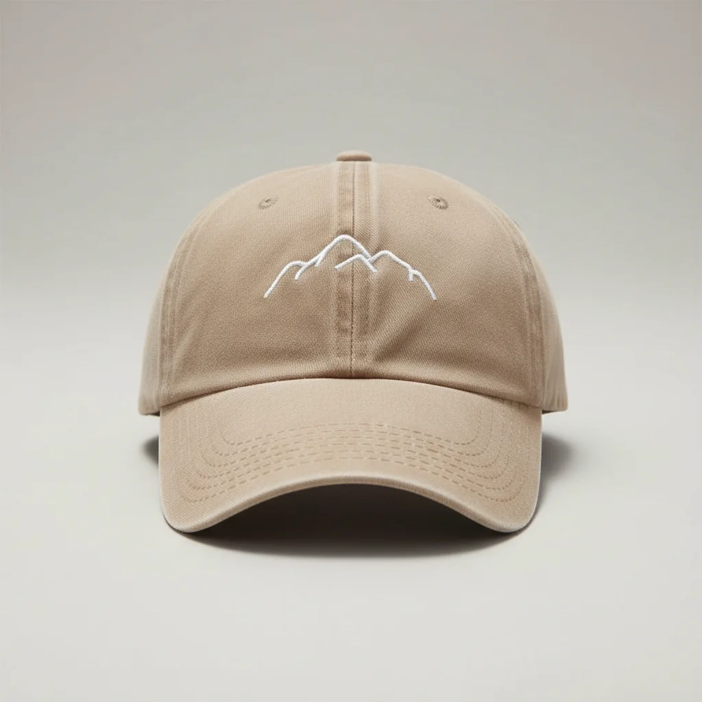 casquette vintage coton brodé randonnée aventure - Vue 10 - casquette vintage