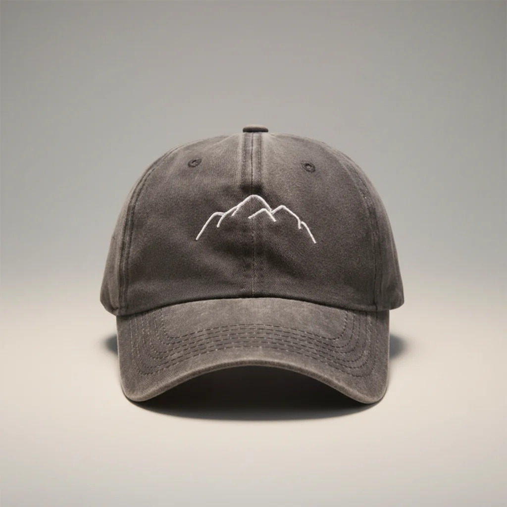 casquette vintage coton brodé randonnée aventure - Vue 12 - casquette vintage