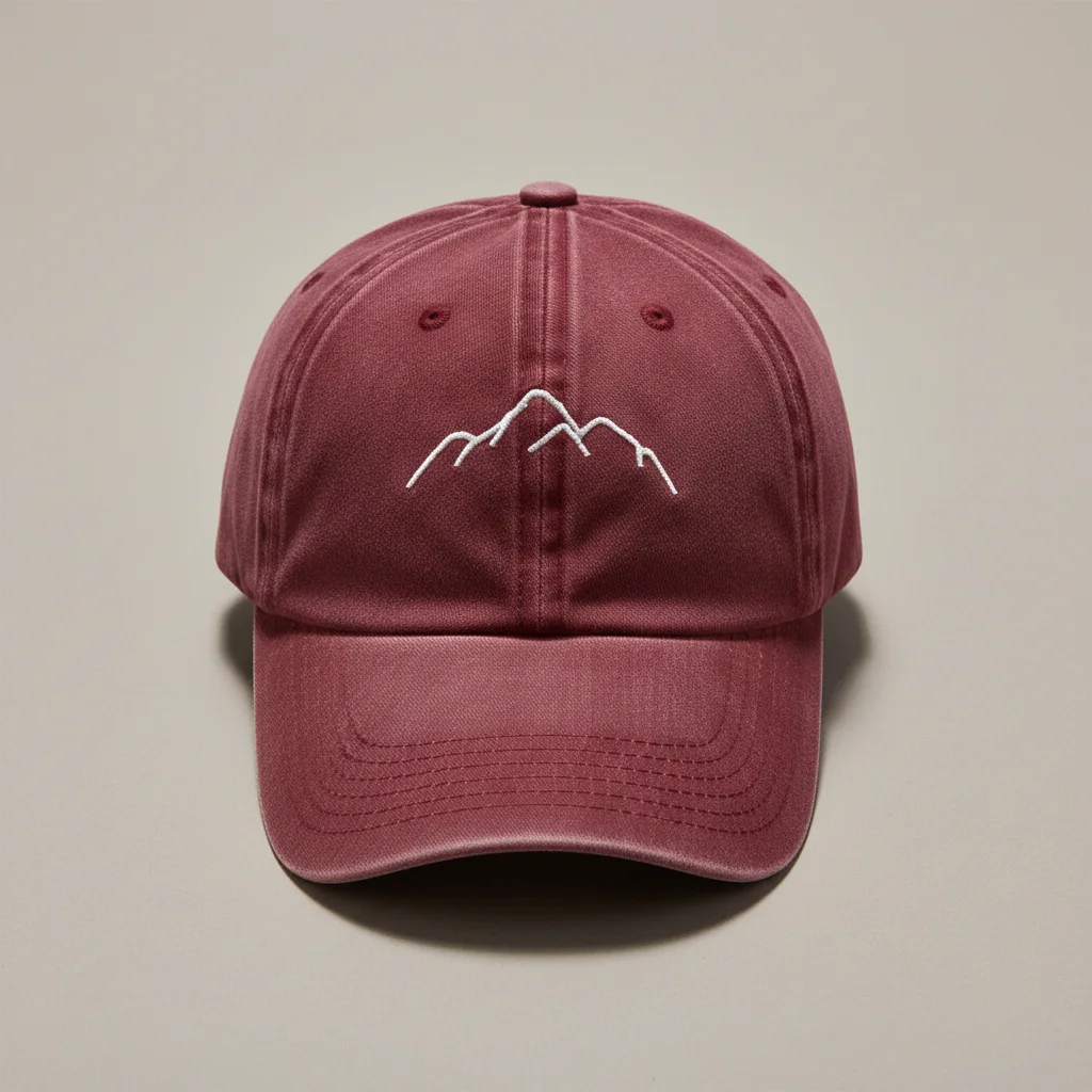 casquette vintage coton brodé randonnée aventure - Vue 3 - casquette vintage