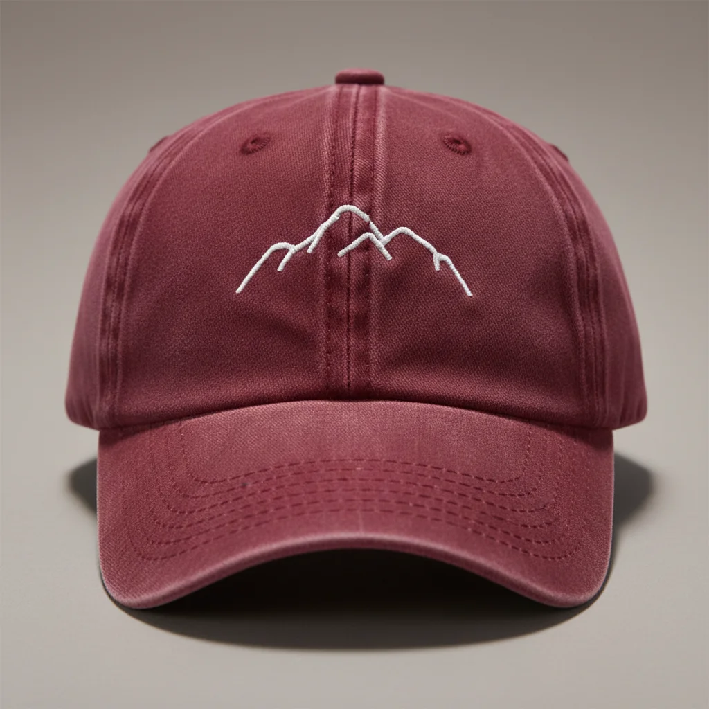 casquette vintage coton brodé randonnée aventure - Vue 4 - casquette vintage