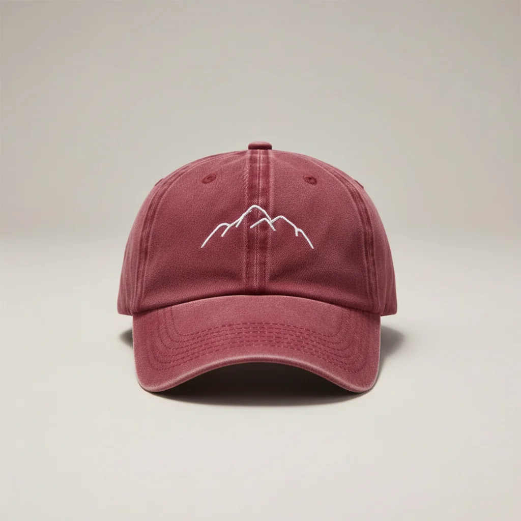 casquette vintage coton brodé randonnée aventure - Vue 5 - casquette vintage