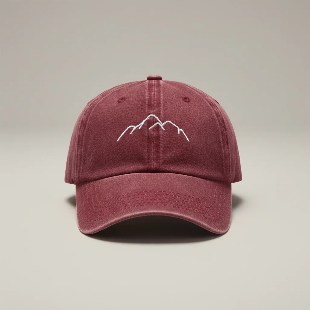 casquette vintage coton brodé randonnée aventure - Vue 6 - casquette vintage