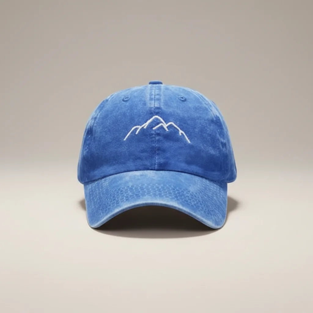 casquette vintage coton brodé randonnée aventure - Vue 8 - casquette vintage