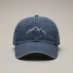 casquette vintage coton brodé randonnée délavée - Vue 1 - casquette vintage