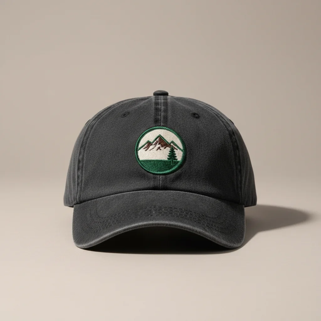 casquette vintage coton brodé randonnée délavée - Vue 15 - casquette vintage