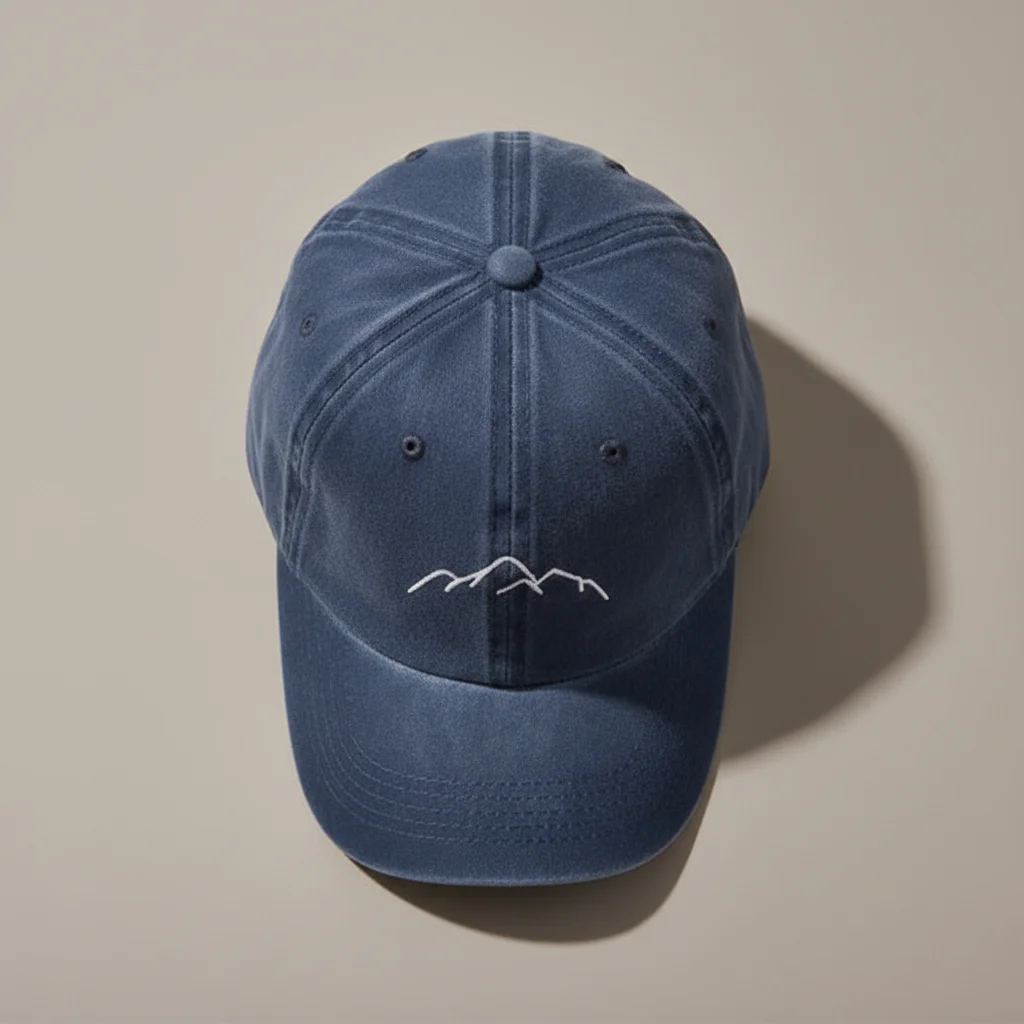 casquette vintage coton brodé randonnée délavée - Vue 3 - casquette vintage