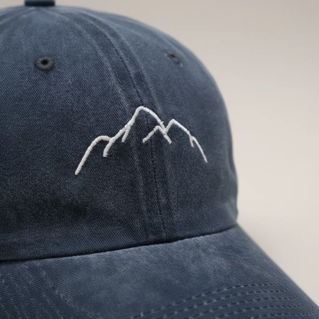 casquette vintage coton brodé randonnée délavée - Vue 4 - casquette vintage
