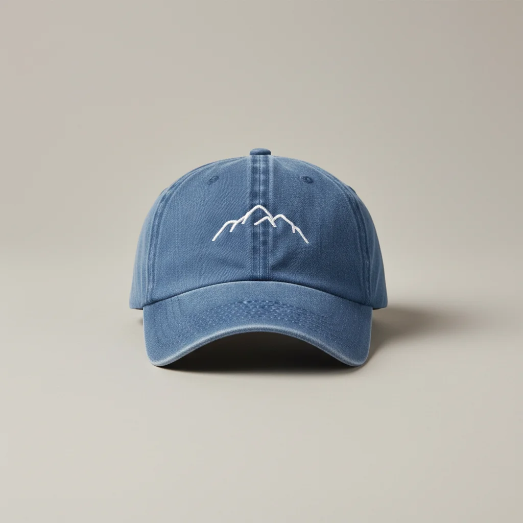 casquette vintage coton brodé randonnée délavée - Vue 7 - casquette vintage