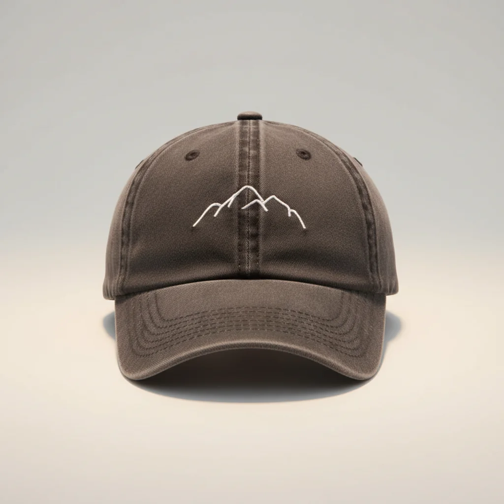 casquette vintage coton brodé randonnée délavée - Vue 8 - casquette vintage