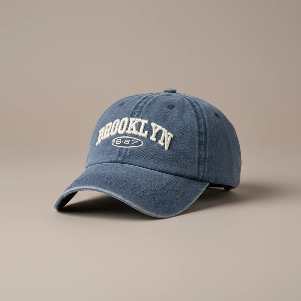 casquette vintage coton brodé réglable unisexe - Vue 13 - casquette vintage