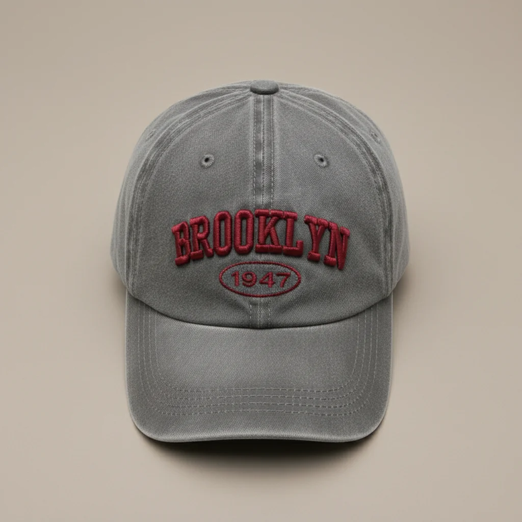 casquette vintage coton brodé réglable unisexe - Vue 3 - casquette vintage
