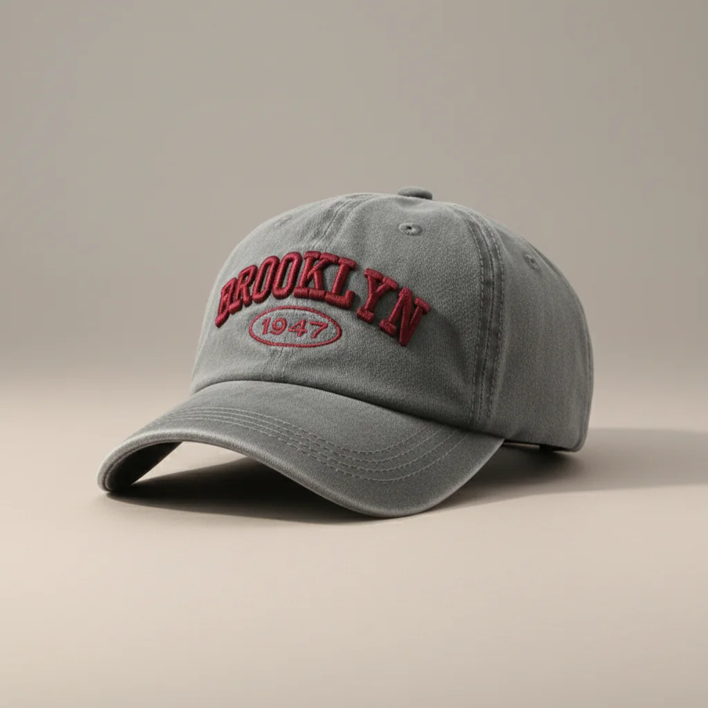 casquette vintage coton brodé réglable unisexe - Vue 6 - casquette vintage
