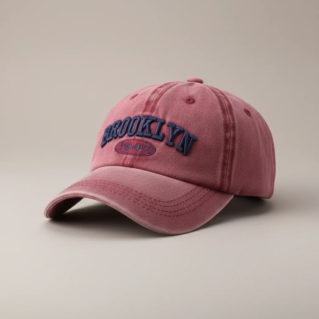 casquette vintage coton brodé réglable unisexe - Vue 7 - casquette vintage