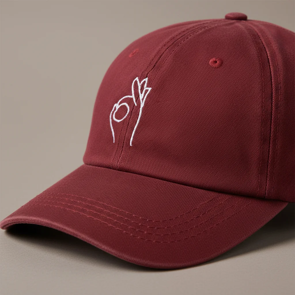 casquette vintage coton brodé signe distinctif - Vue 4 - casquette vintage