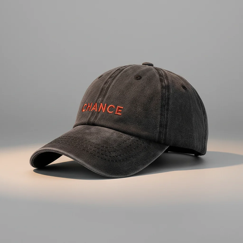 casquette vintage coton brodé style décontracté - Vue 5 - casquette vintage
