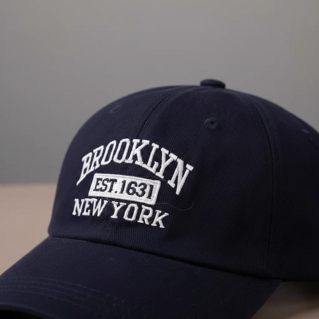 casquette vintage coton brodé style new-yorkais - Vue 4 - casquette vintage