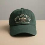 casquette vintage coton brodé style universitaire - Vue 1 - casquette vintage
