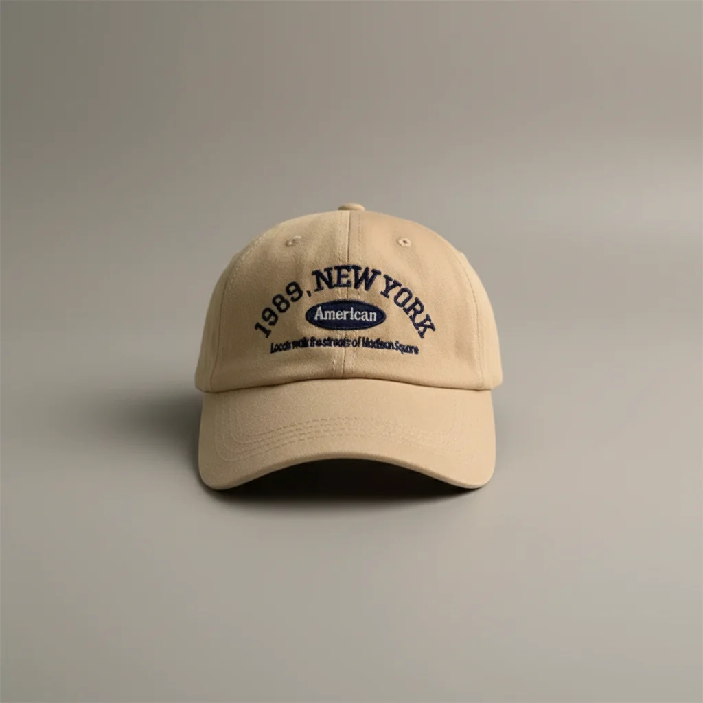 casquette vintage coton brodé style universitaire - Vue 10 - casquette vintage