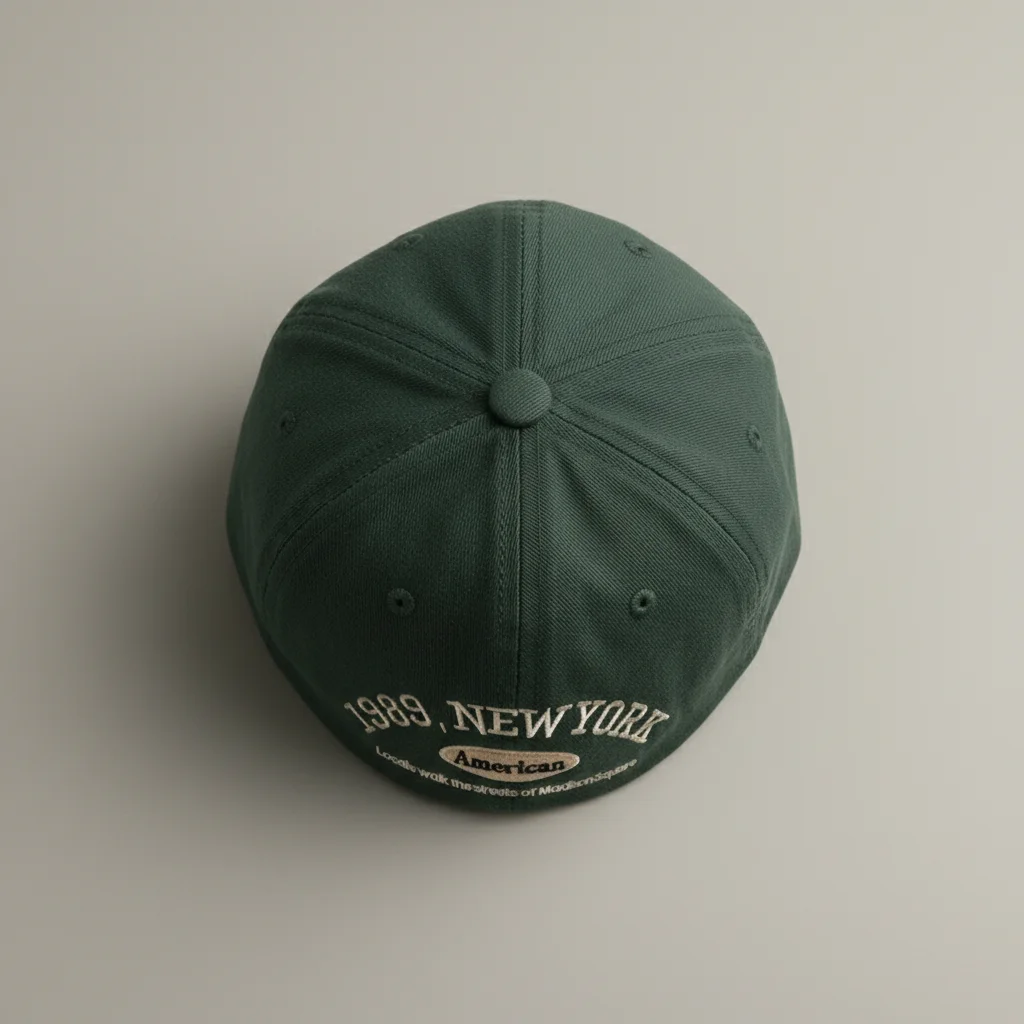 casquette vintage coton brodé style universitaire - Vue 3 - casquette vintage