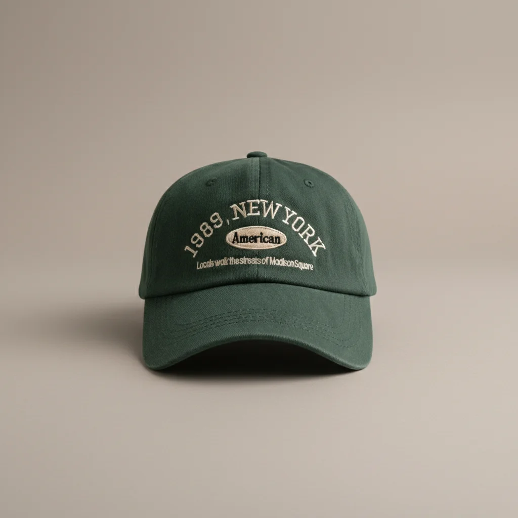 casquette vintage coton brodé style universitaire - Vue 6 - casquette vintage