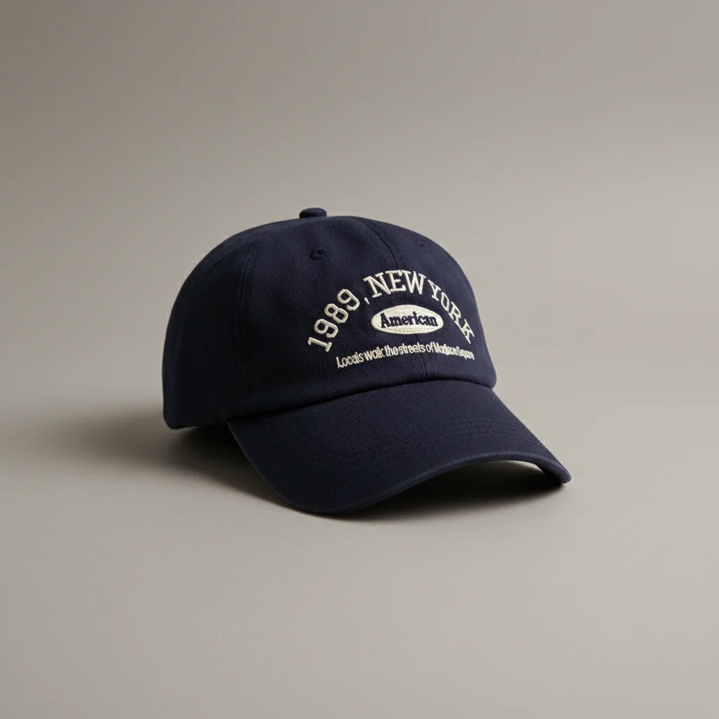 casquette vintage coton brodé style universitaire - Vue 7 - casquette vintage