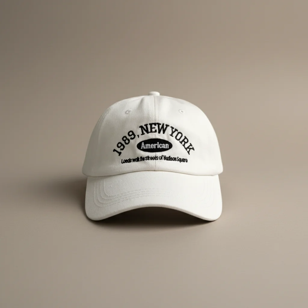 casquette vintage coton brodé style universitaire - Vue 8 - casquette vintage