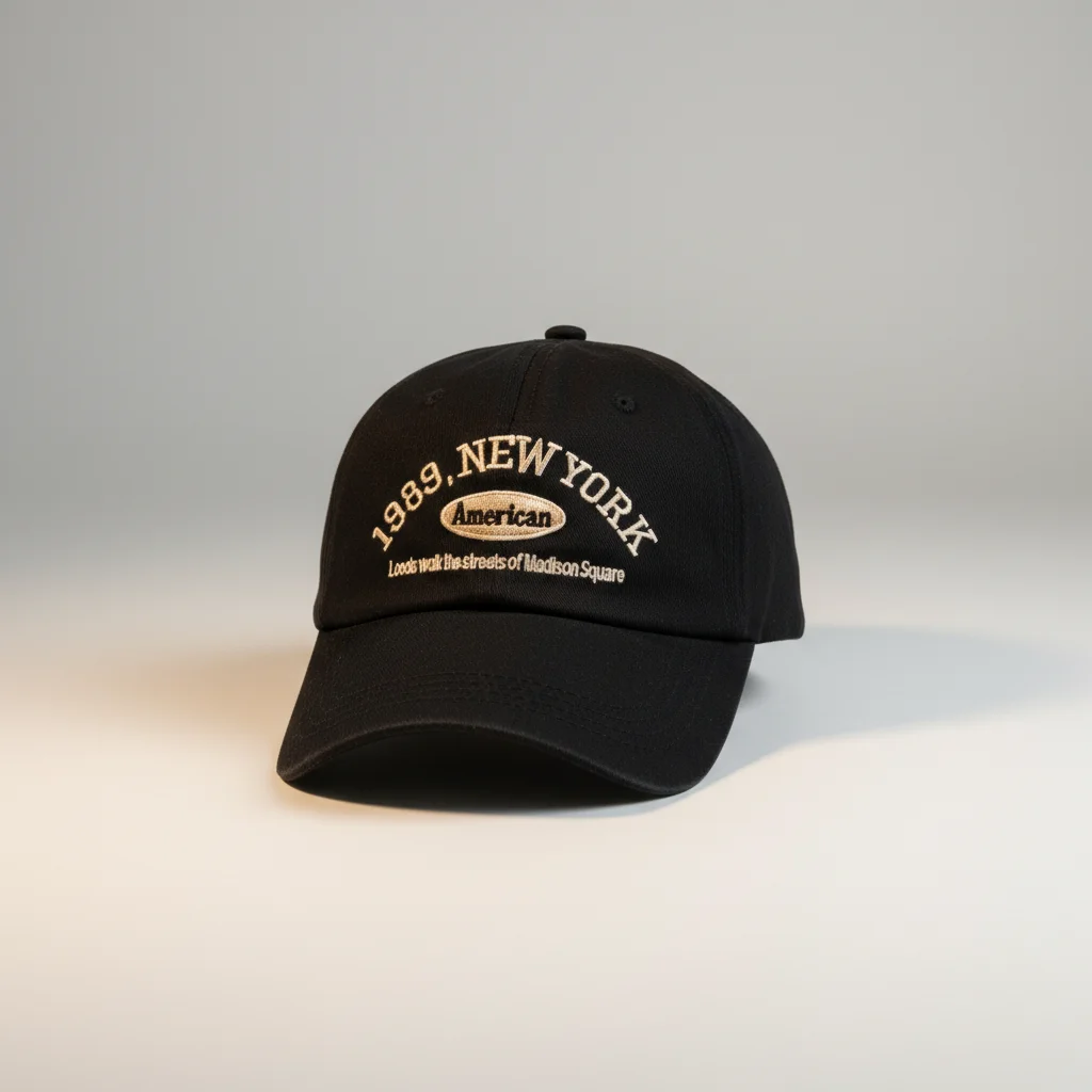 casquette vintage coton brodé style universitaire - Vue 9 - casquette vintage