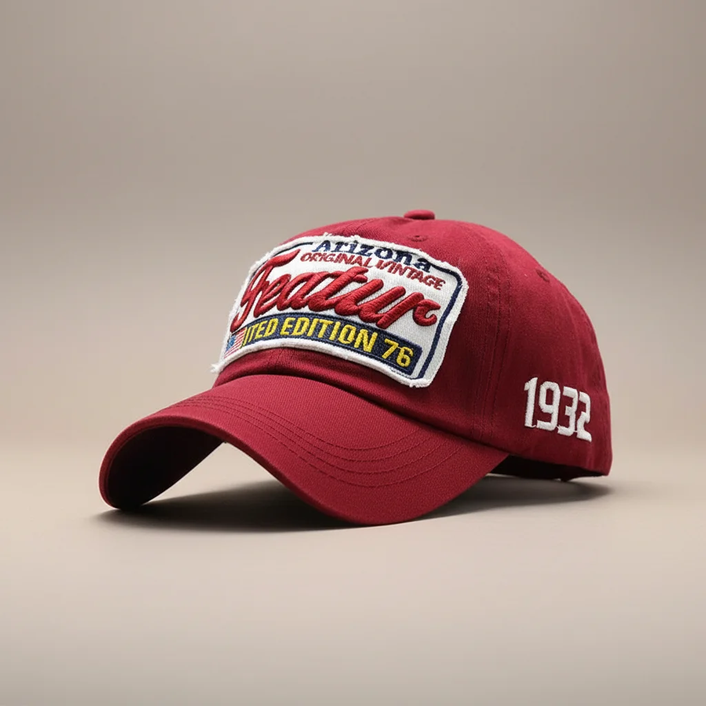 casquette vintage coton brodé style usa - Vue 10 - casquette vintage