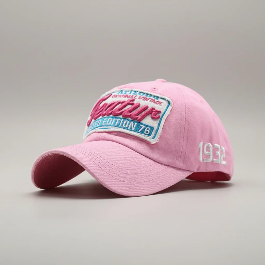 casquette vintage coton brodé style usa - Vue 11 - casquette vintage