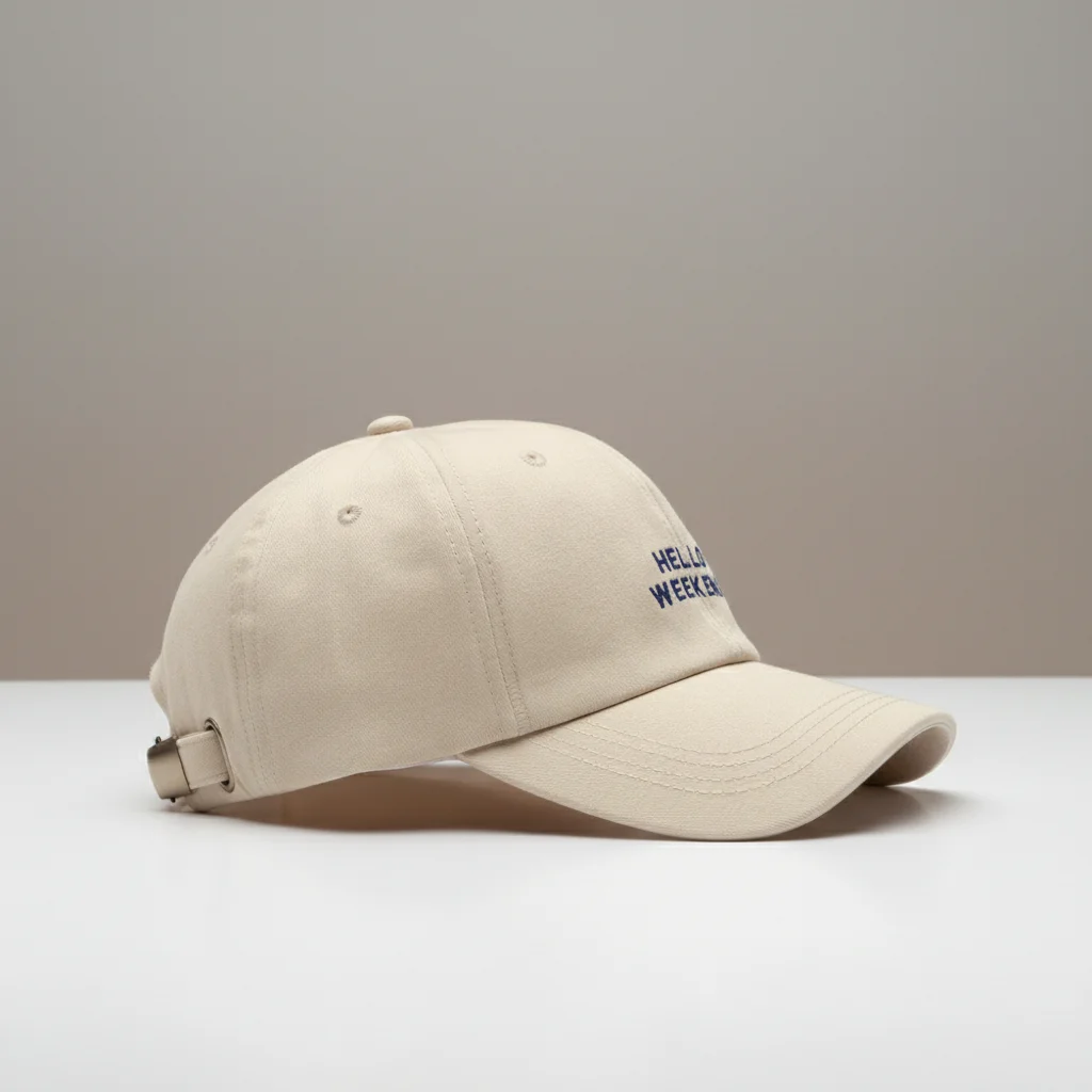 casquette vintage coton brodé week-end - Vue 2 - casquette vintage